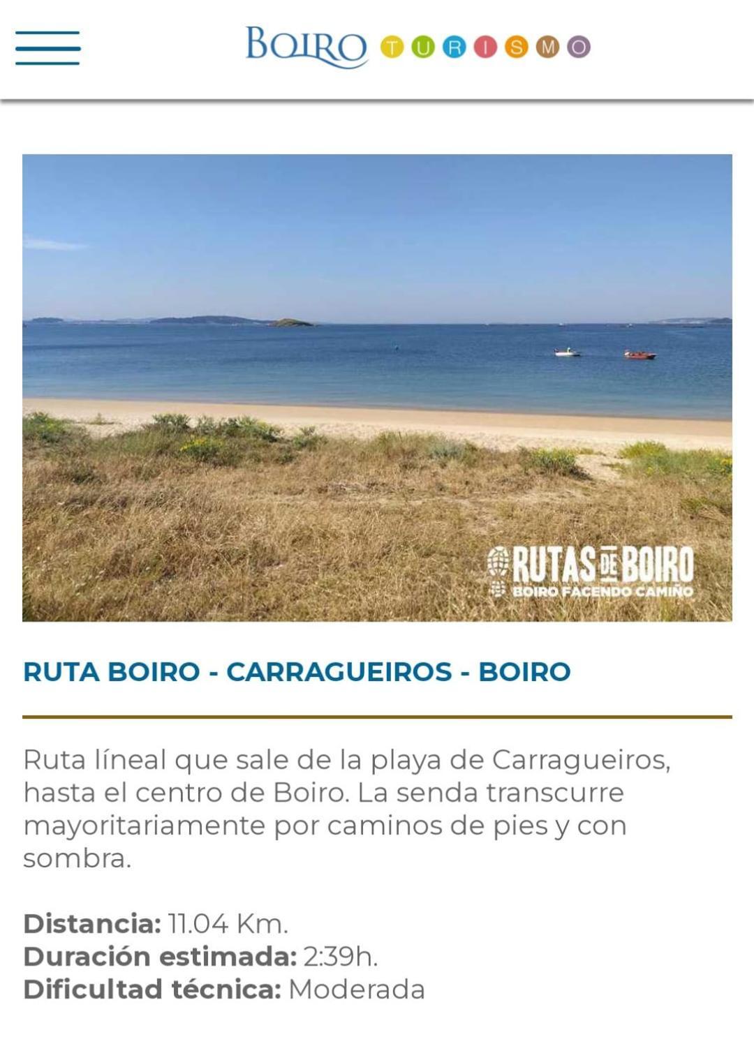 Cabana Refugio Barbanza Boiro Eksteriør bilde